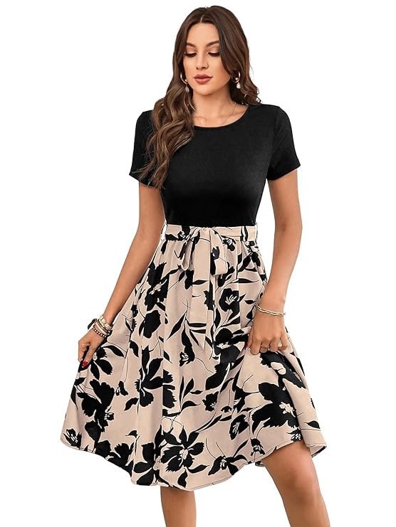 Polycotton Classic Prom Dress (Cream)