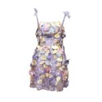 Women Three dimensional Floral Embroidered Suspender Dress for Wedding Proms S|Clothing, Shoes & Accessories | Womens Clothing | Dresses|1 Womens 3D Floral Embroidery Dress