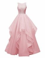 Women Wedding Dress(Pink)