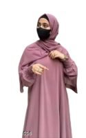 Plain Simple Burqa With Chun Sleeves For Women & Girls