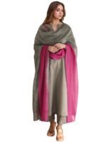 Women's Silk Viscose Straight Solid Kurta with Pant & Dupatta