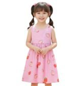 Kids Dress for Girls ( Pink)